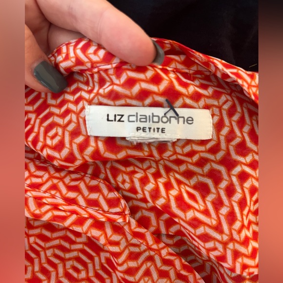 Liz Claiborne Petite Blouse - Picture 2 of 3